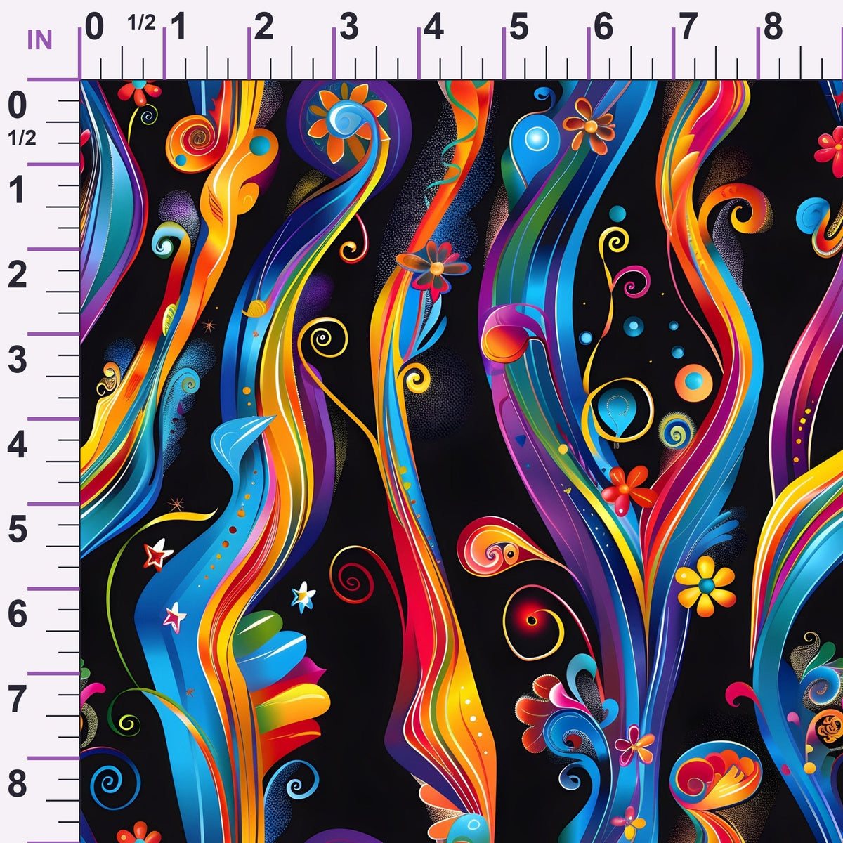 Midnight Fiesta Pattern 16 Minky Fabric