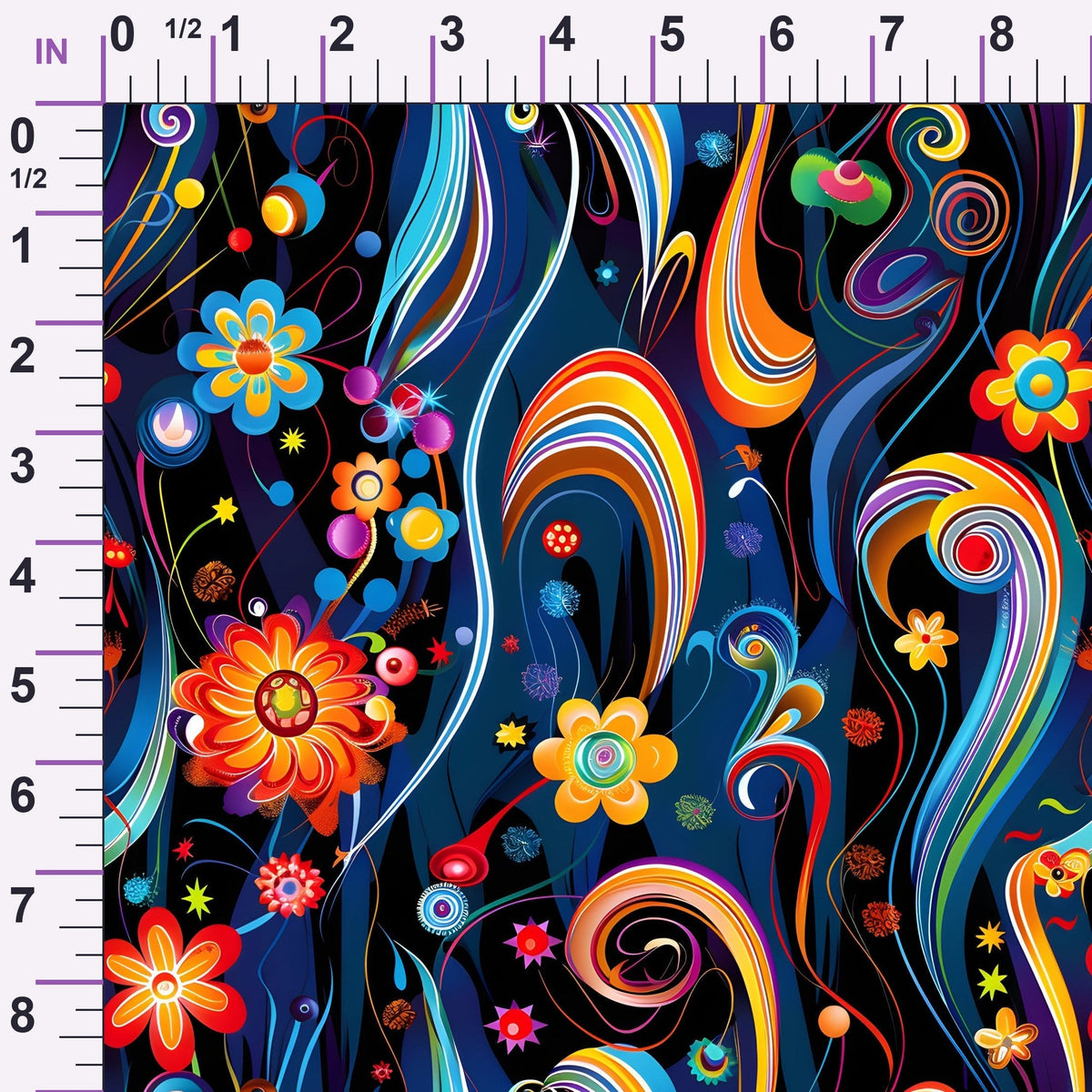 Midnight Fiesta Pattern 17 Minky Fabric