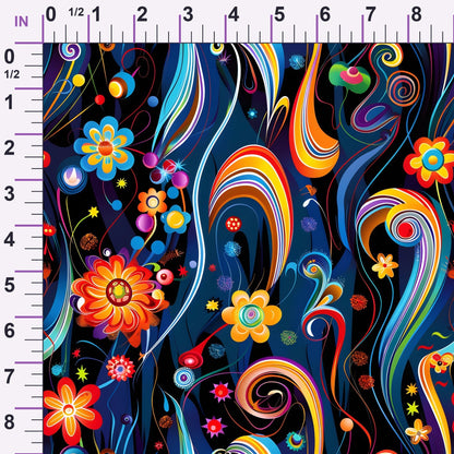 Midnight Fiesta Pattern 17 Minky Fabric