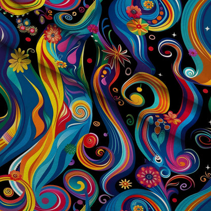 Midnight Fiesta Pattern 19 Minky Fabric