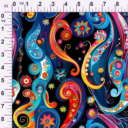 Midnight Fiesta Pattern 21 Minky Fabric