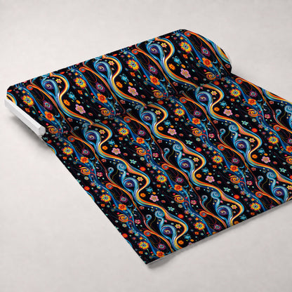 Midnight Fiesta Pattern 22 Minky Fabric