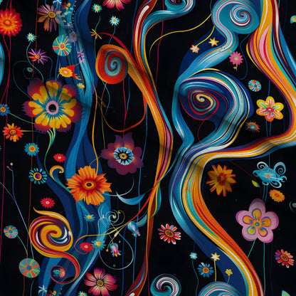 Midnight Fiesta Pattern 22 Minky Fabric