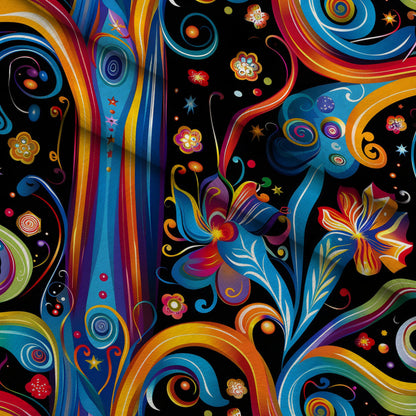 Midnight Fiesta Pattern 23 Minky Fabric