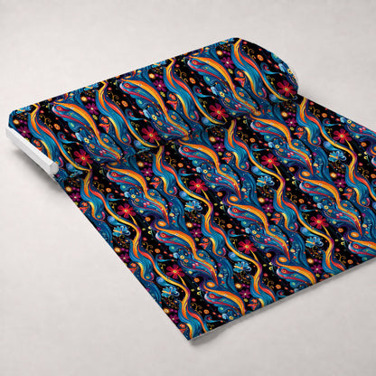 Midnight Fiesta Pattern 4 Minky Fabric