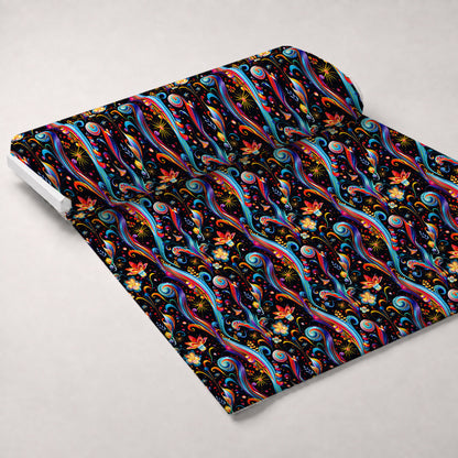 Midnight Fiesta Pattern 5 Minky Fabric