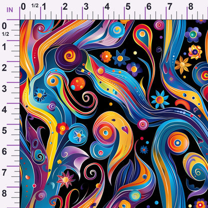 Midnight Fiesta Pattern 9 Minky Fabric