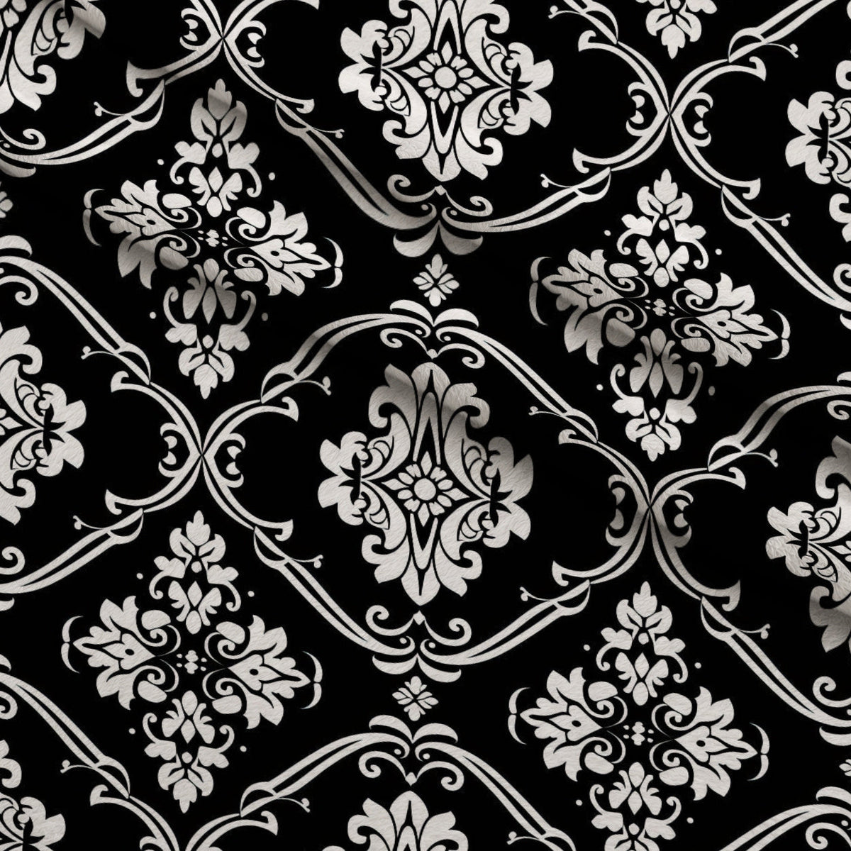 Midnight Filigree Pattern 2 Minky Fabric