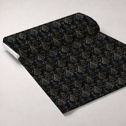 Midnight Filigree Pattern 3 Minky Fabric