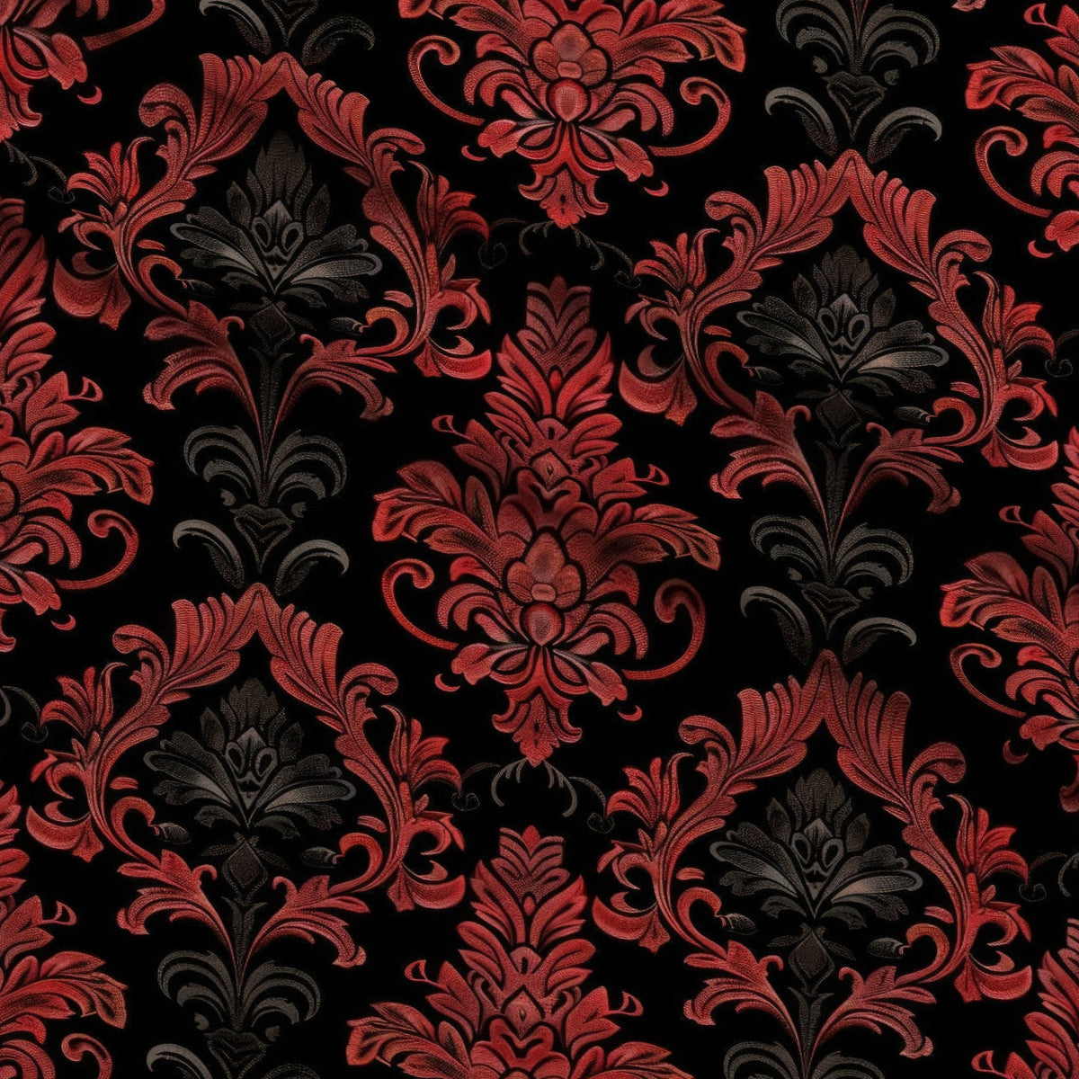 Midnight Filigree Pattern 7 Minky Fabric