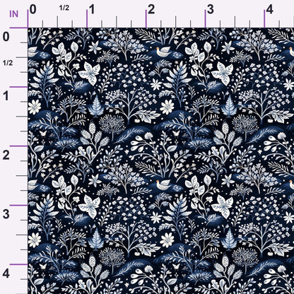 Midnight Forest Pattern 10 Minky Fabric