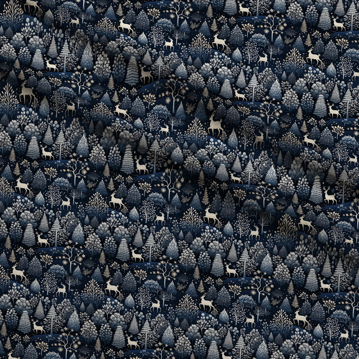 Midnight Forest Pattern 11 Minky Fabric