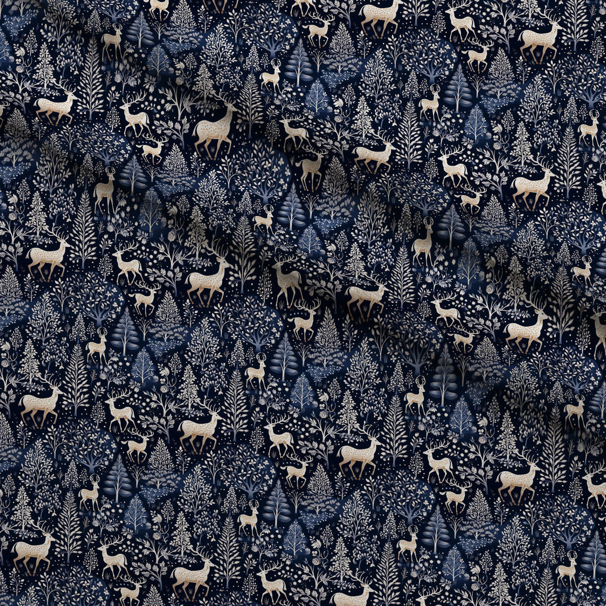 Midnight Forest Pattern 12 Minky Fabric