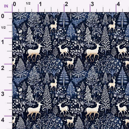 Midnight Forest Pattern 12 Minky Fabric