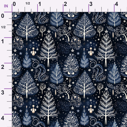 Midnight Forest Pattern 2 Minky Fabric