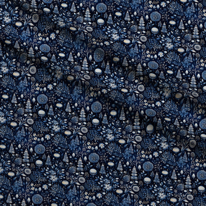 Midnight Forest Pattern 5 Minky Fabric