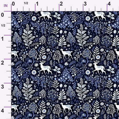Midnight Forest Pattern 7 Minky Fabric