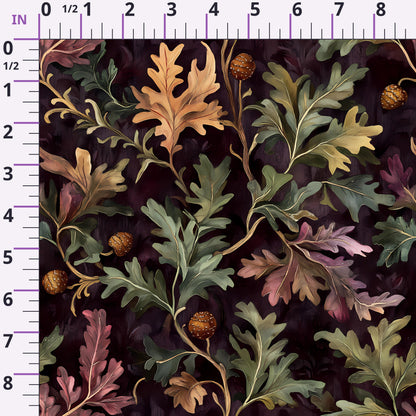 Midnight Harvest Garden Pattern 1 Minky Fabric