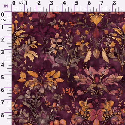 Midnight Harvest Garden Pattern 11 Minky Fabric