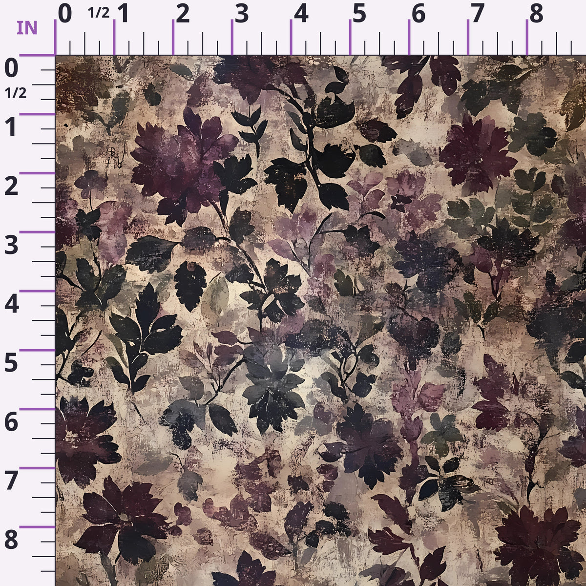 Midnight Harvest Garden Pattern 13 Minky Fabric