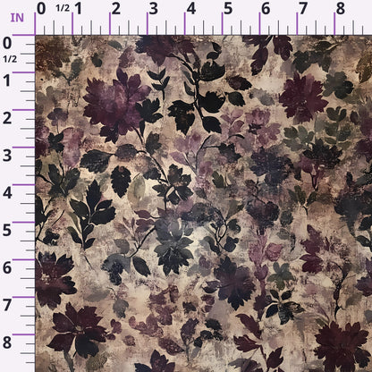Midnight Harvest Garden Pattern 13 Minky Fabric