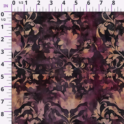 Midnight Harvest Garden Pattern 14 Minky Fabric