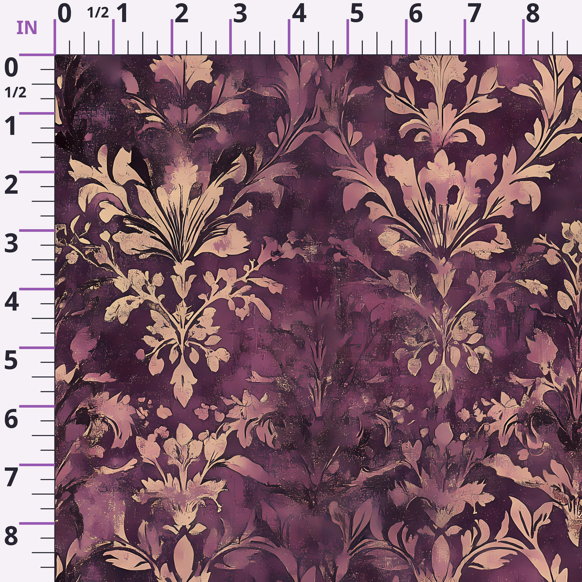 Midnight Harvest Garden Pattern 18 Minky Fabric