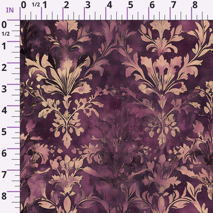 Midnight Harvest Garden Pattern 18 Minky Fabric