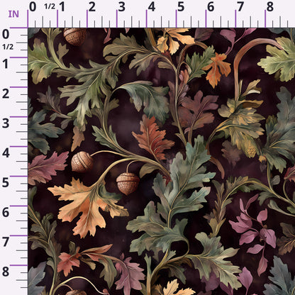 Midnight Harvest Garden Pattern 20 Minky Fabric