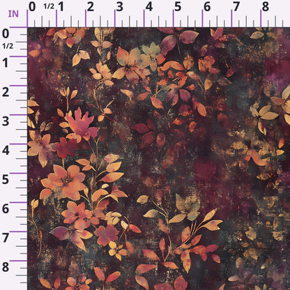 Midnight Harvest Garden Pattern 23 Minky Fabric