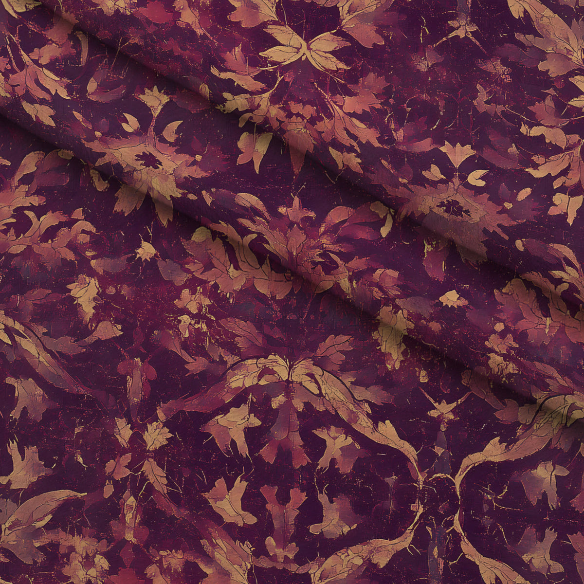 Midnight Harvest Garden Pattern 7 Minky Fabric