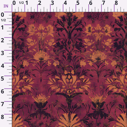 Midnight Harvest Garden Pattern 9 Minky Fabric