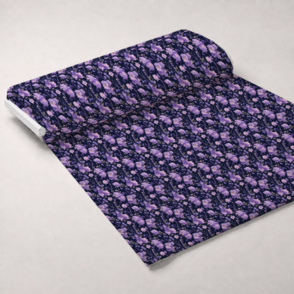 Midnight Lavender Pattern 10 Minky Fabric