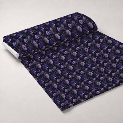 Midnight Lavender Pattern 12 Minky Fabric