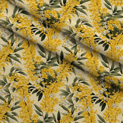 Midnight Mimosa Pattern 1 Minky Fabric