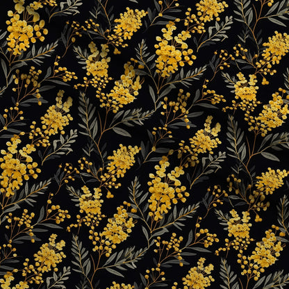 Midnight Mimosa Pattern 10 Minky Fabric