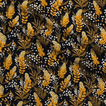 Midnight Mimosa Pattern 12 Minky Fabric