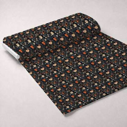 Midnight Monarchs Pattern 2 Minky Fabric