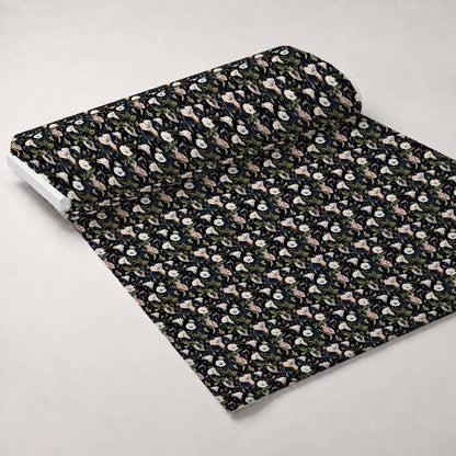 Midnight Moonflowers Pattern 10 Minky Fabric