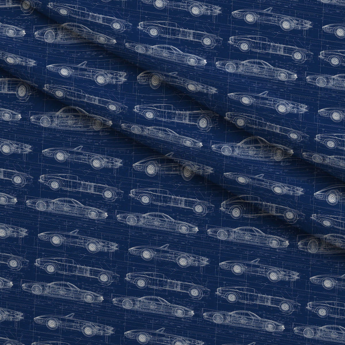 Midnight Motorworks Pattern 11 Minky Fabric