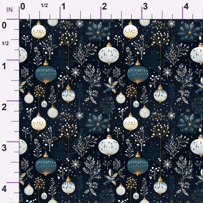 Midnight Noel Pattern 1 Minky Fabric