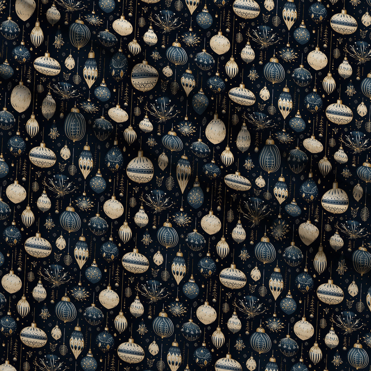 Midnight Noel Pattern 10 Minky Fabric