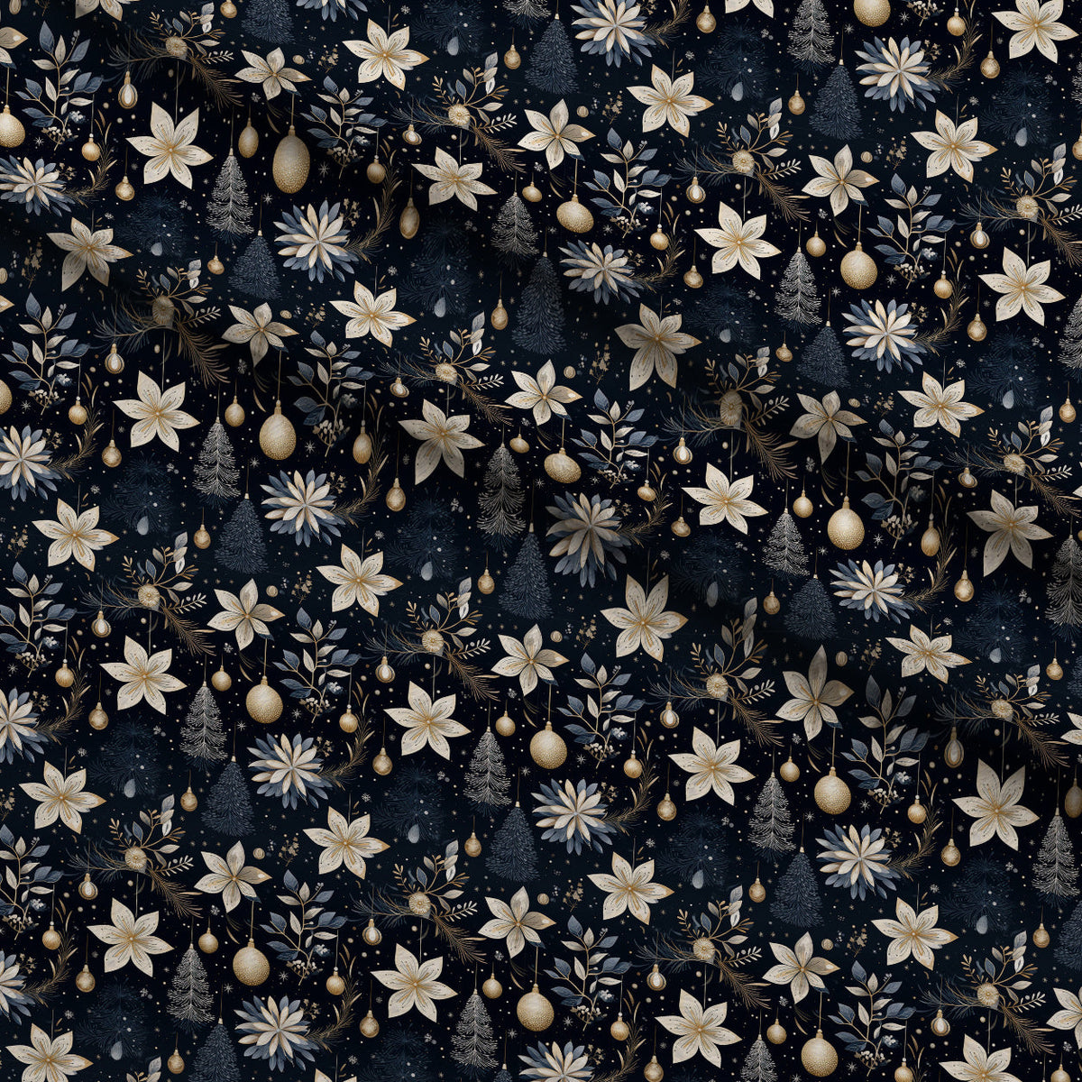 Midnight Noel Pattern 11 Minky Fabric