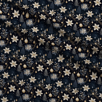 Midnight Noel Pattern 11 Minky Fabric