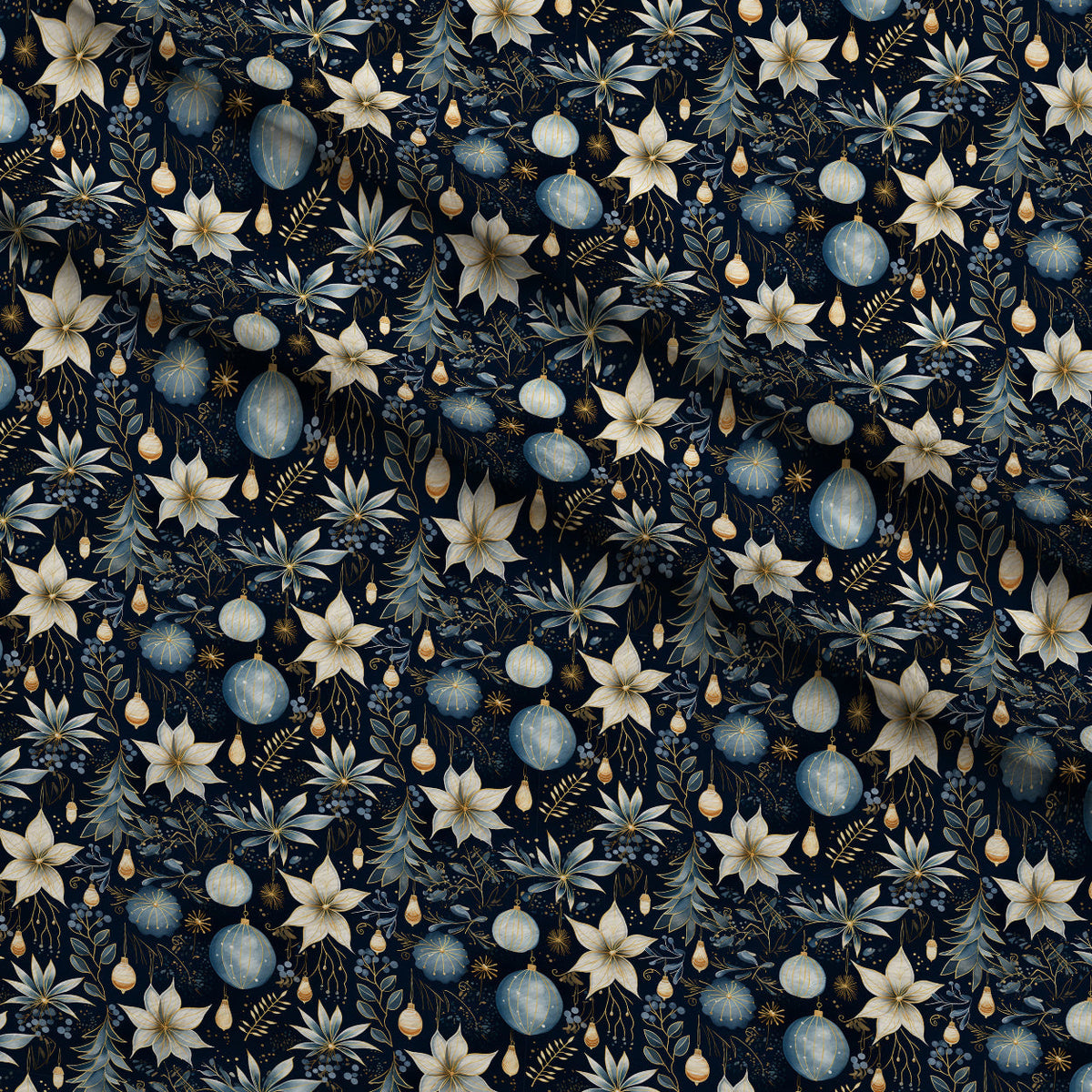 Midnight Noel Pattern 2 Minky Fabric