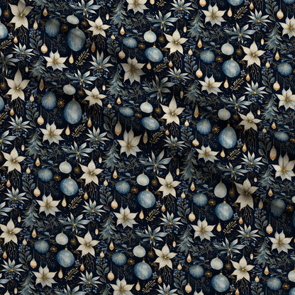 Midnight Noel Pattern 2 Minky Fabric