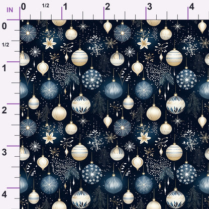 Midnight Noel Pattern 3 Minky Fabric