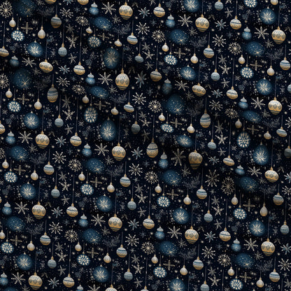 Midnight Noel Pattern 4 Minky Fabric