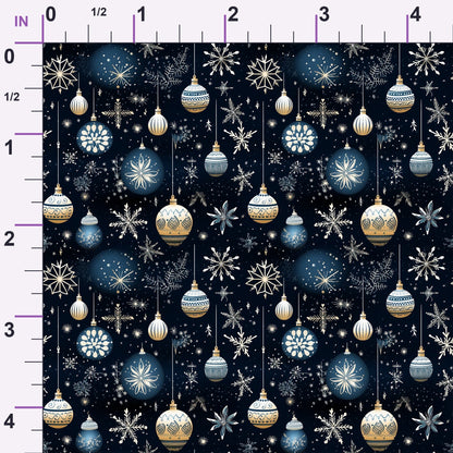 Midnight Noel Pattern 4 Minky Fabric