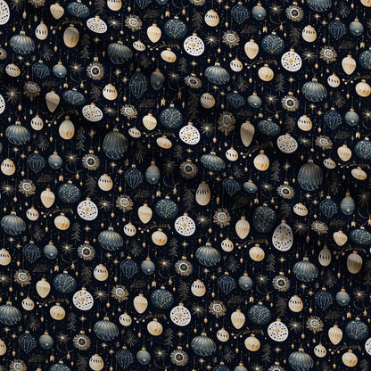 Midnight Noel Pattern 5 Minky Fabric